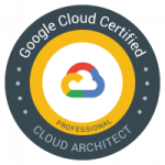 Google Cloud Certified Professional Cloud Architect badge