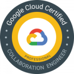 Google Cloud Certified Professional Collaboration Engineer badge