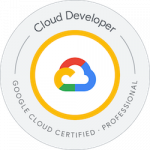 Google Cloud Certified Professional Cloud Developer badge