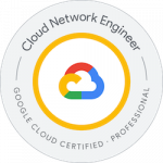Google Cloud Certified Professional Cloud Network Engineer badge