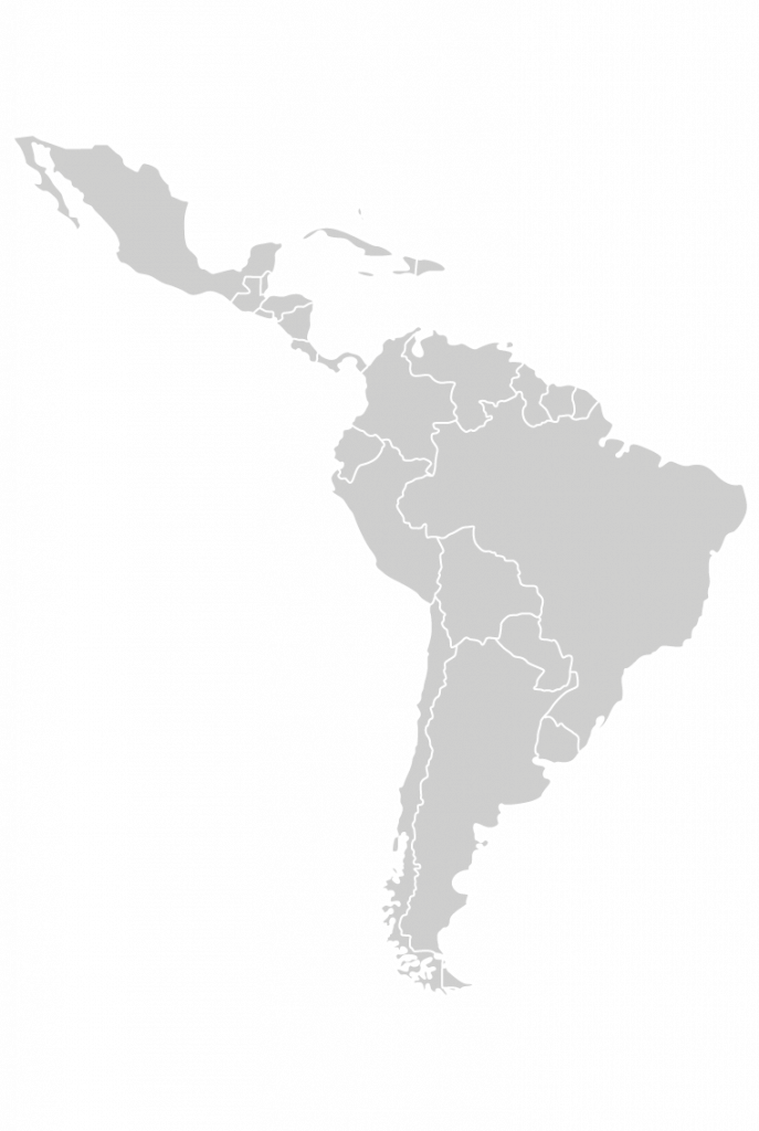 Latin America map